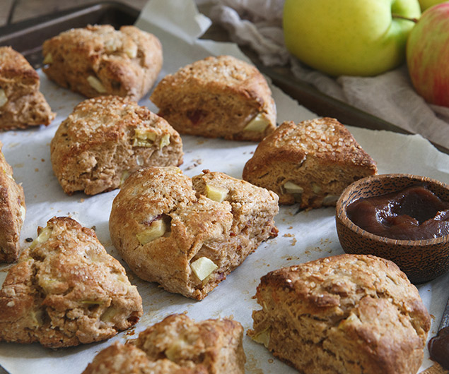 Apple Butter Bacon Scones