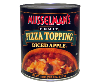 Apple Pizza Topping - Diced - 114 oz.