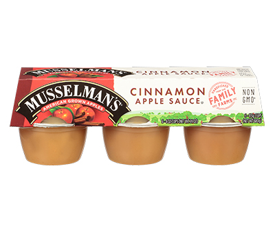 Cinnamon Apple Sauce - 6 pk 4 oz.