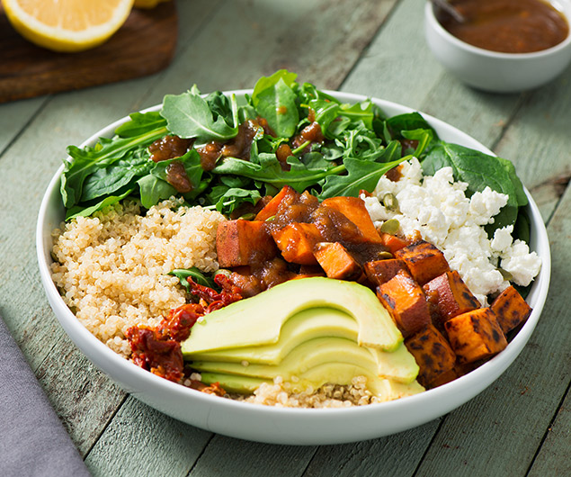 Harvest Quinoa Bowl with Apple Vinaigrette