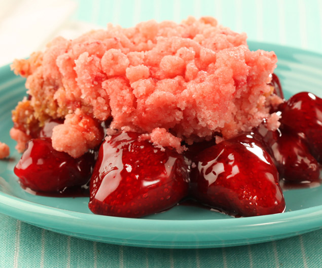 Strawberry Scoop Cake