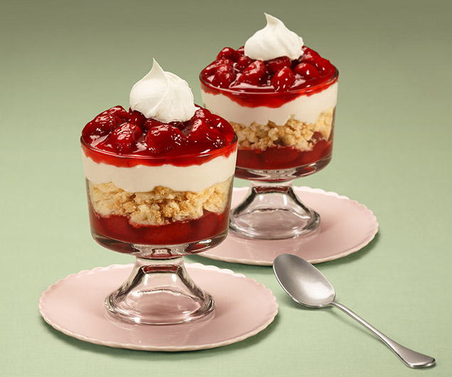 Strawberry White Chocolate Trifle