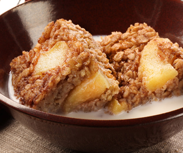 Sweet Apple-Cinnamon Baked Oatmeal