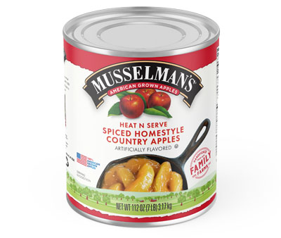 Heat N Serve Spiced Homestyle Country Apples - 112 oz.