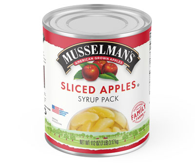Sliced Apples in Syrup - 112 oz.