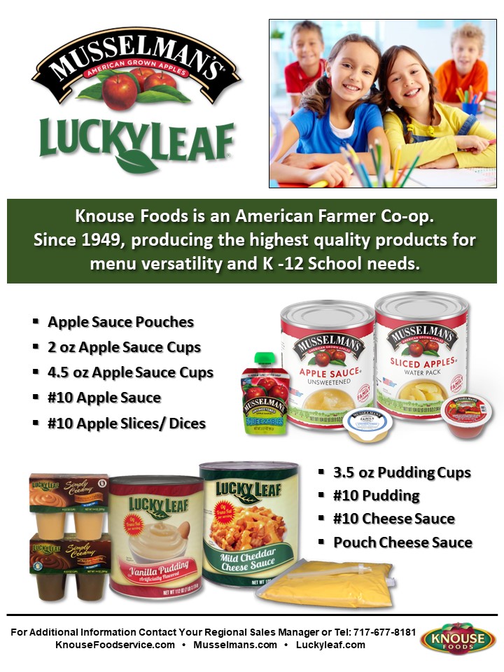 K12 Products Musselmans & Lucky Leaf