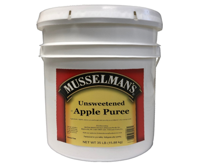 Unsweetened Apple Puree - 35 lb. pail