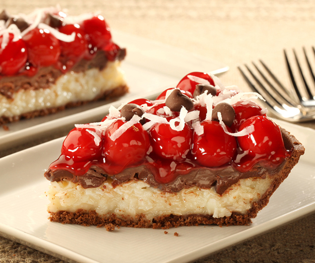 Cherry-Chocolate Macaroon Bars