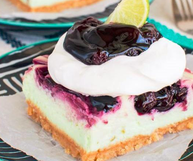 Lemony Blueberry Layered Bars