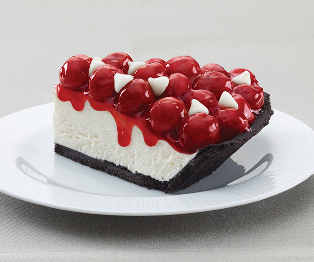 White Chocolate Cherry Cream Pie